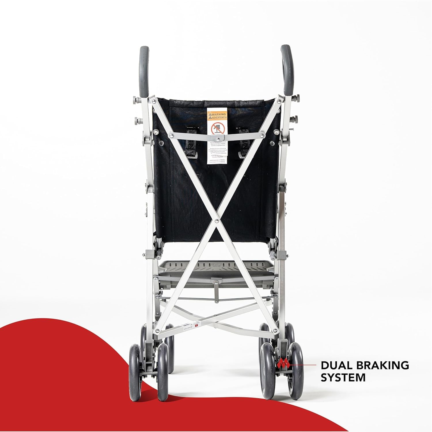 Maclaren Major Elite per Esigenze Speciali Nero | L'Originale dal 1972 | Carrozzina Adattiva per Bambini fino a 50 kg (110 lb) | Leggera con Chiusura ad Ombrello