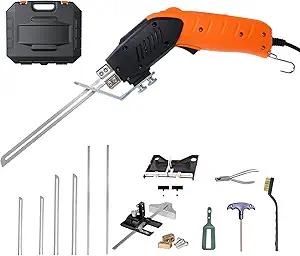 Air Cooled, Electric Hot Knife - Foam Cutting Tool with Blades & Accessories Use Foam Cutter for Engraving and DIY Handmade