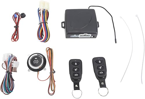 Miniatura 6 de Sistemas de alarma antirrobo, 16 potentes funciones inteligentes para búsqueda remota de vehículos, conveniente sistema de alarma de entrada sin