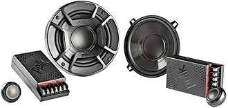 Polk Audio DB5252 DB+ Series Component Speaker System for Car & Marine - 5-1/4" 2-Way Speaker, 4-Ohm Impedance, 50-23kHz Frequency Response, Polypropylene Woofer Cone, Separate Silk Dome Tweeter