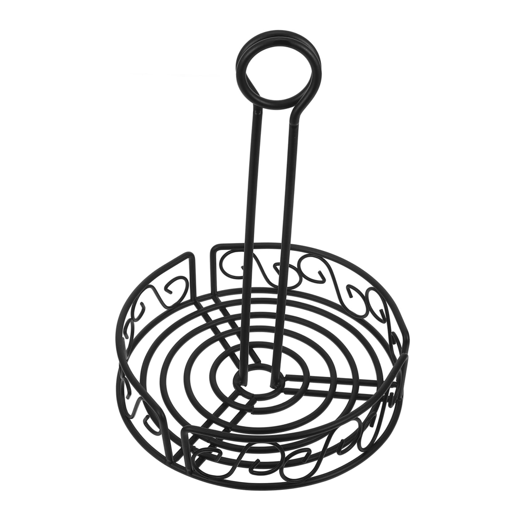 MAGICLULU 2St Gewürzkorb Gewürzständer Gewürzhalter gewürzaufbewahrung Gewürzflaschenorganizer küchenzubehör Gestell flacher Schubladen-Organizer Gewürzglas-Organizer Gewürzregal Eisen Black