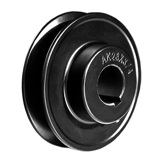 AK28-3/4 Single Groove V-Belt Pulley, 2.8" OD 3/4 Inch Bore V-Belt Sheave, A Belt Section, Cast Iron, for V-Belt