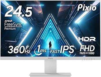 Pixio PX259PW 280Hz 24.5インチ FHD モニター PX259PW_001_5583447c-5da8-47ec
