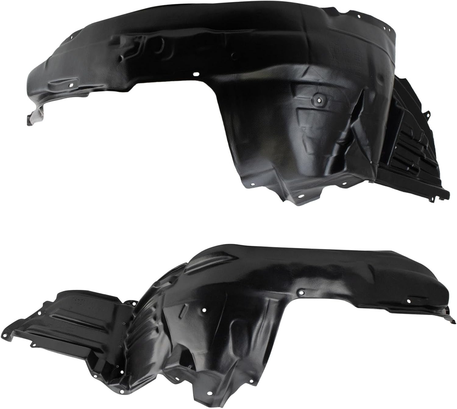 TRQ Inner Fender Liner Set Compatible with 2012-2014 Subaru Impreza SU1248123 SU1249124