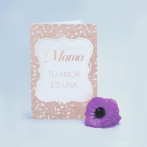 Miniatura 5 de Cartulina con purpurina de color oro rosa de 12 x 12 pulgadas, 24 hojas, papel dorado con purpurina Goefun sin desprendimiento, 110 libras, para