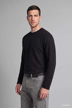 DeFacto Regular Fit Çift Yaka Detaylı Waffle Uzun Kollu Basic Tişört