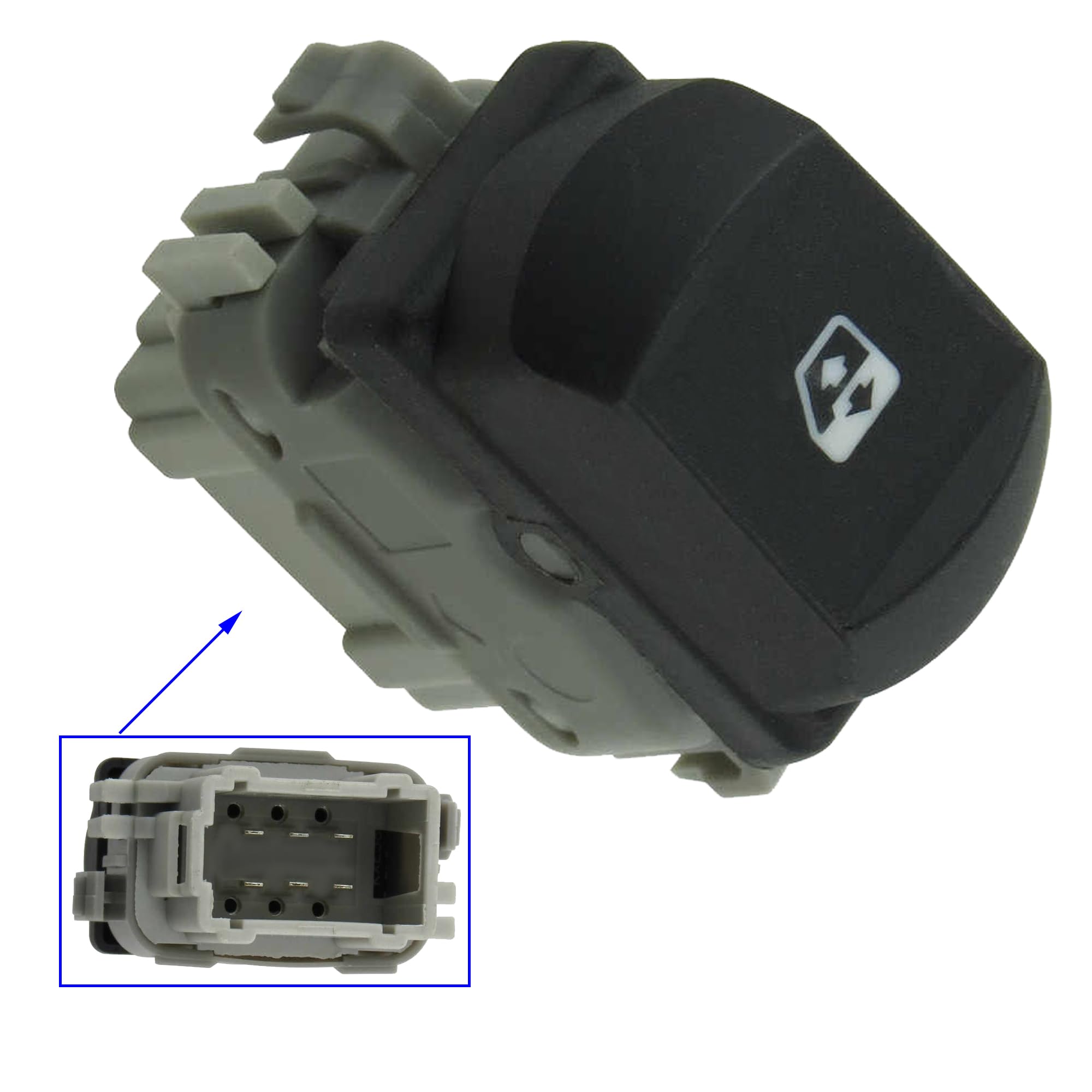 Partsline Interrupteur Bouton De Lève-vitre Avant Droit (côté Passager