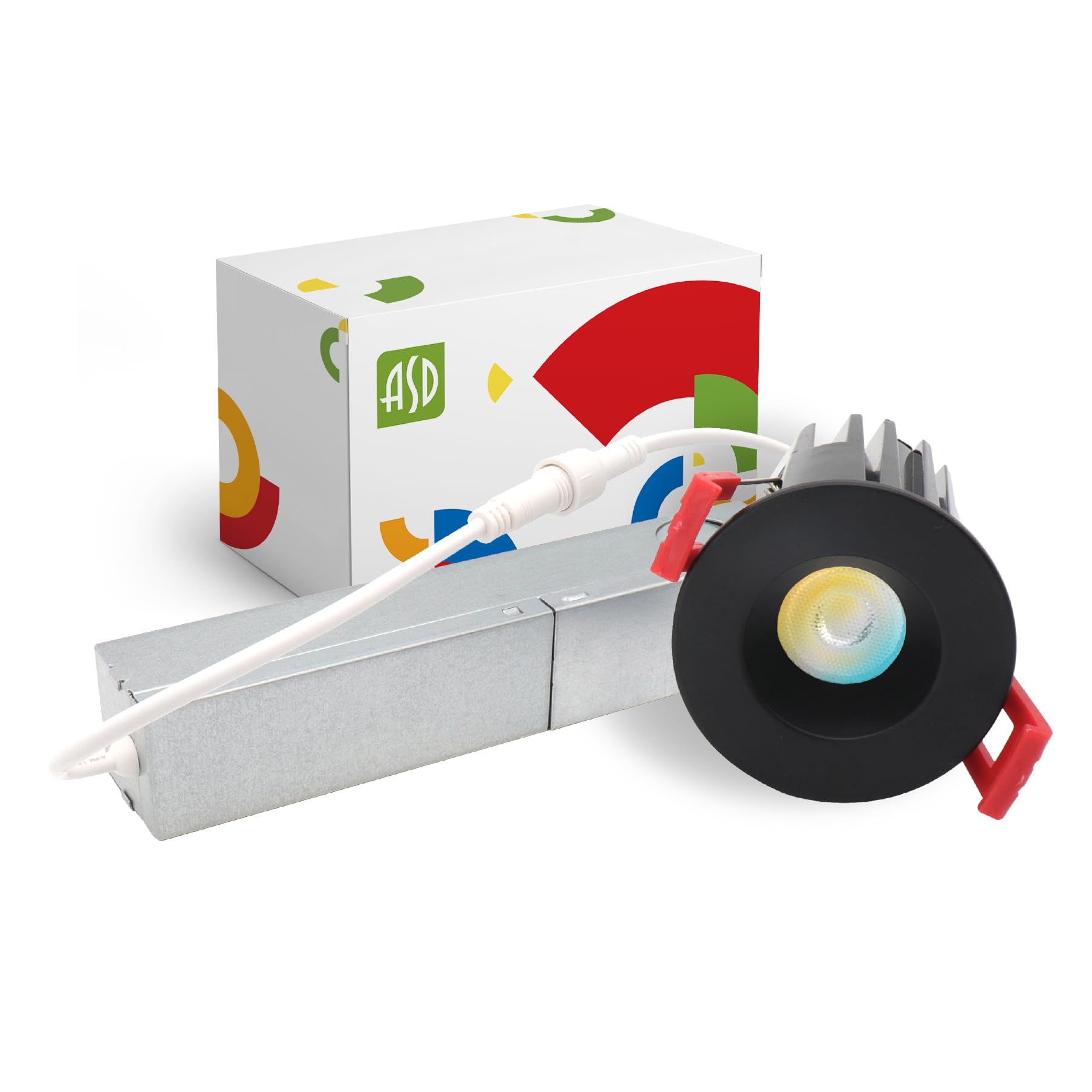 ASD 1 Inch LED Recessed Lighting with Junction Box, 7W 550 Lumens ...