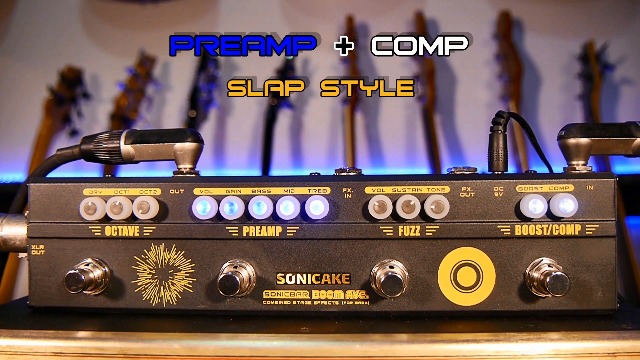 Sonicake Boom Ave ベースエフェクター SONICAKE BOOM Ave. Multi Effects Bass Pedal