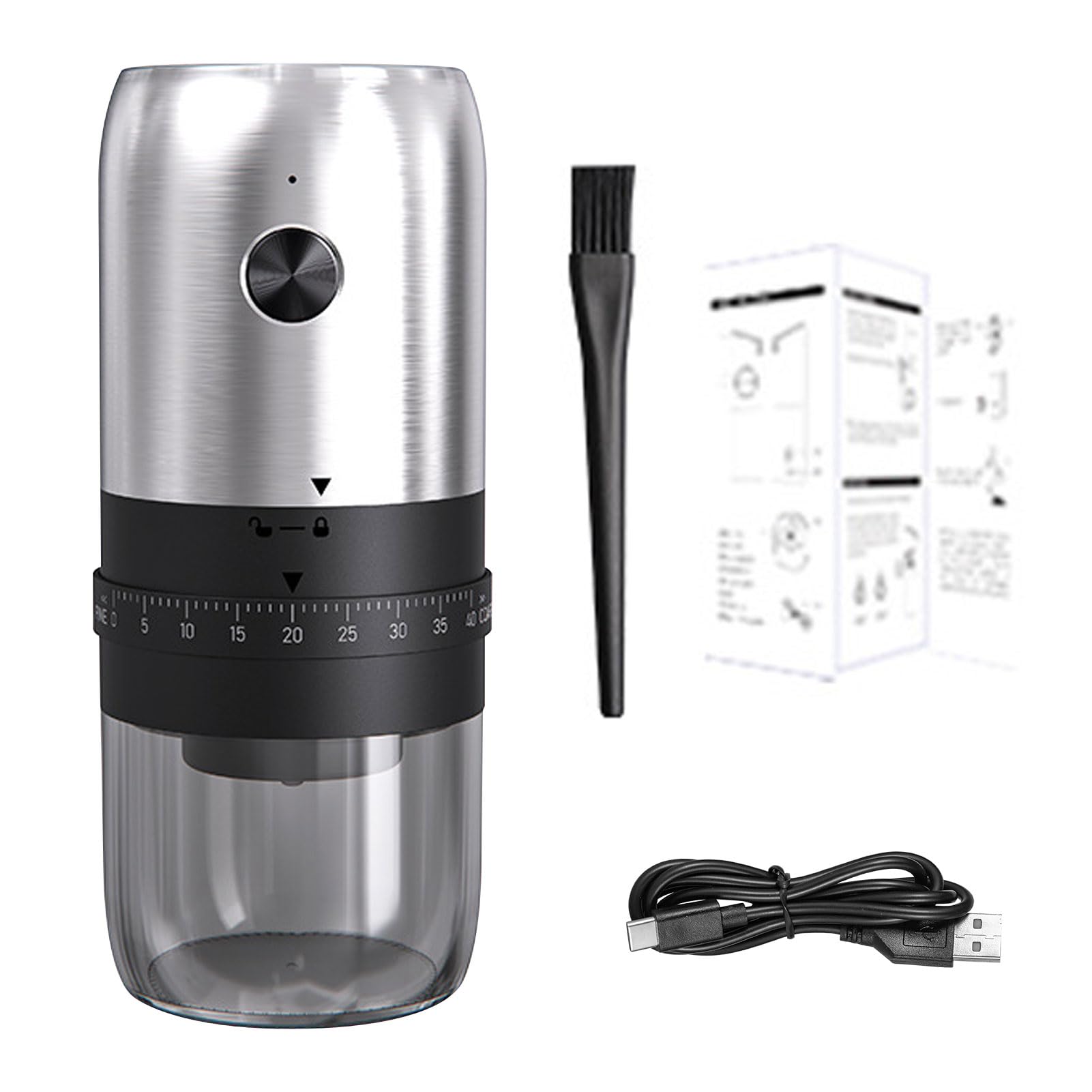 CHICIRIS Molinillo de café Eléctrico con 40 Ajustes
