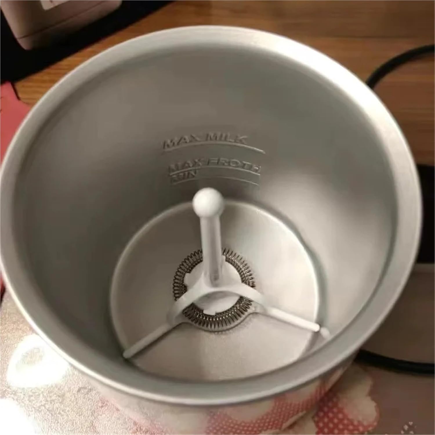 Frothing Machine Component Compatible for DeLonghi EMF2.W Automatic Hot & Cold Milk Frother