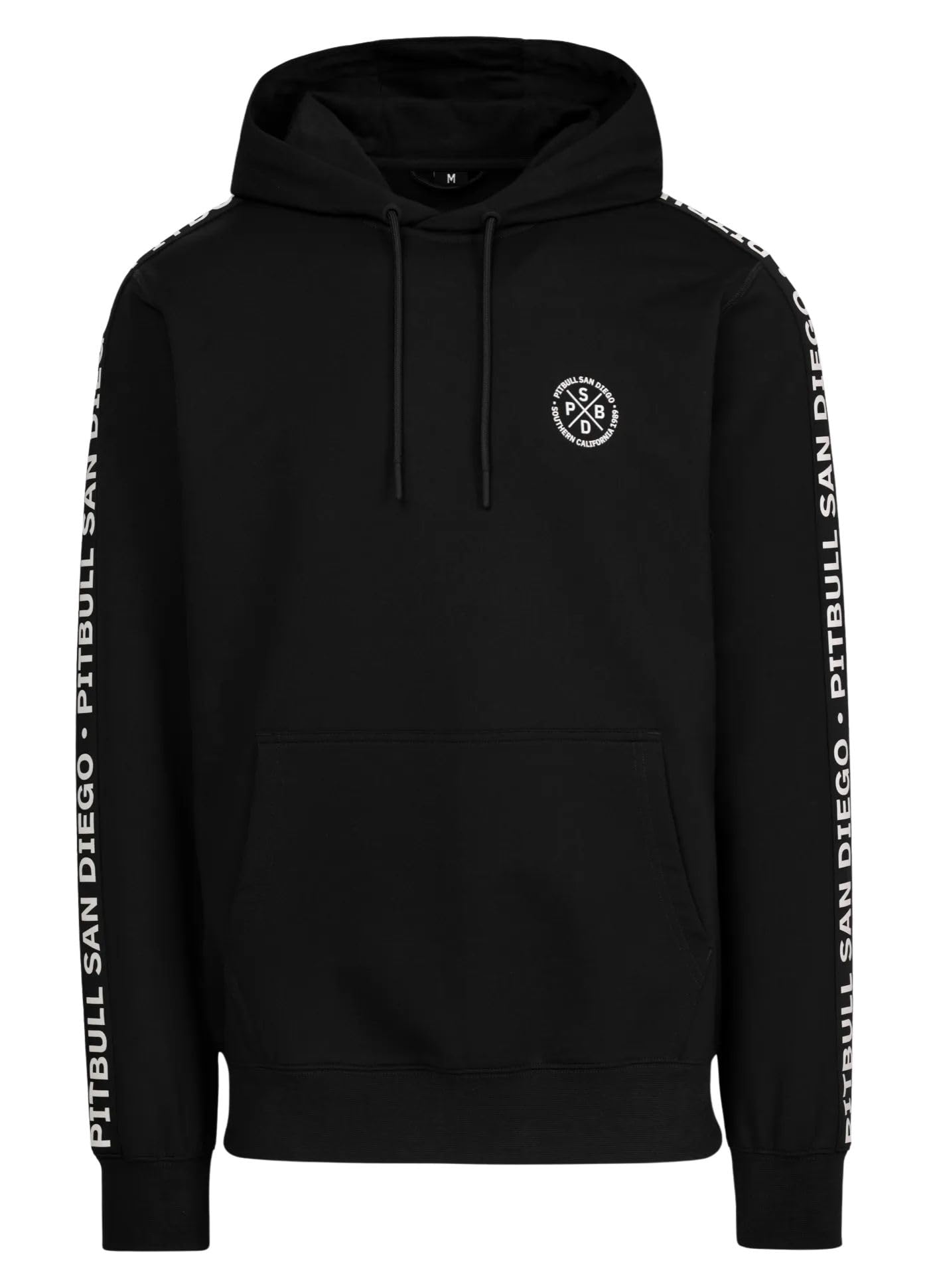 PITBULL - Męska bluza z kapturem, oddychająca i elastyczna, bluza z kapturem, męska bluza z kapturem, charakterystyczny design, bluza z kapturem