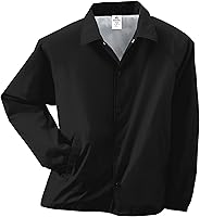 Augusta Sportswear Men's Water-Resistant Nylon Coach's Jacket with Polyester Lining - Team Essential