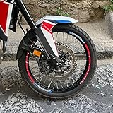 motorradfelgen pulverbeschichten Sie machen Ihre Africa Twin 2022 einzigartig, ohne die Felgenprofile zu beschädigen