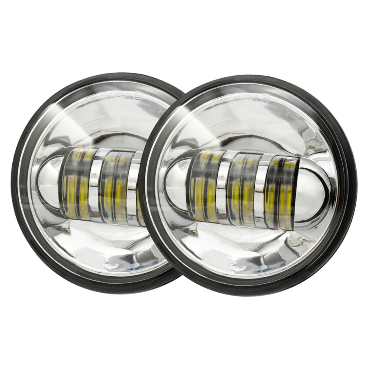 OUNONA Para 4 5 Led Motocyklowych Reflektorów Przeciwmgielnych Przednie Światło Do Motocykla Odporne Na Warunki Atmosferyczne Bezpiecznej Jazdy