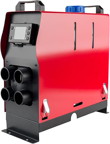 Miniatura 3 de PHILTOP Calentador diésel de 12V 5KW todo en uno, calentador de coche de 4 agujeros con control remoto y monitor digital para automóviles, camiones,