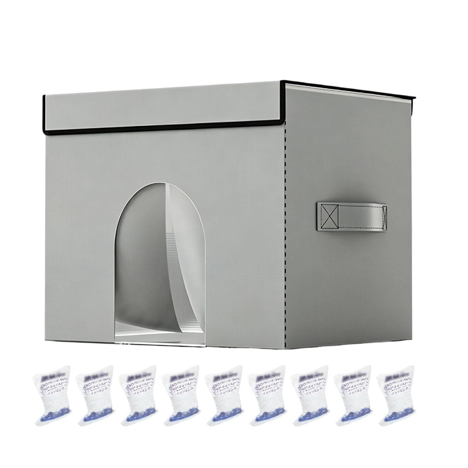 Cueva plegable para gatos en habitaciones sin aire acondicionado para el verano