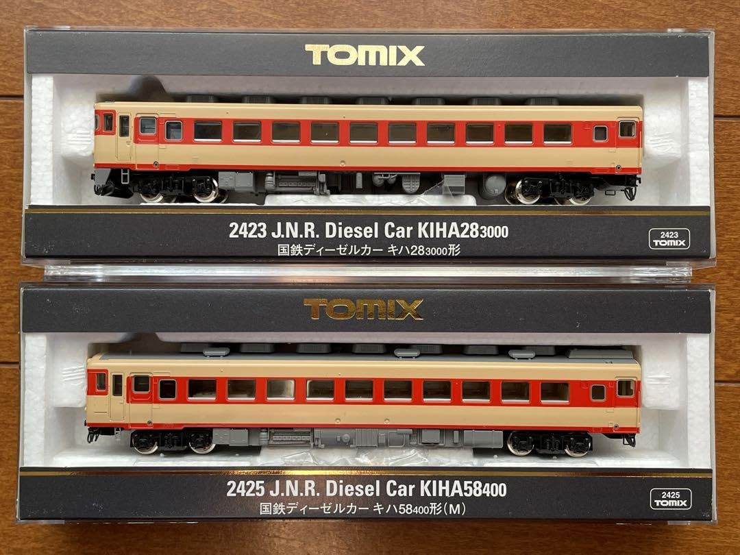 Amazon.co.jp: TOMIX 2425 キハ58 400 M+ 2423 キハ28 3000 2両 : おもちゃ