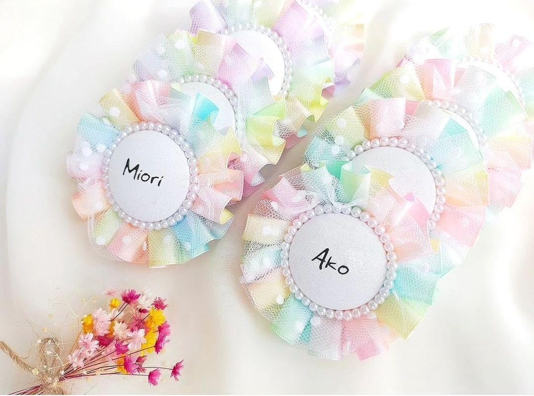 Amazon.co.jp: お名前ロゼット お名前キーホルダー 名前入り 名入れ