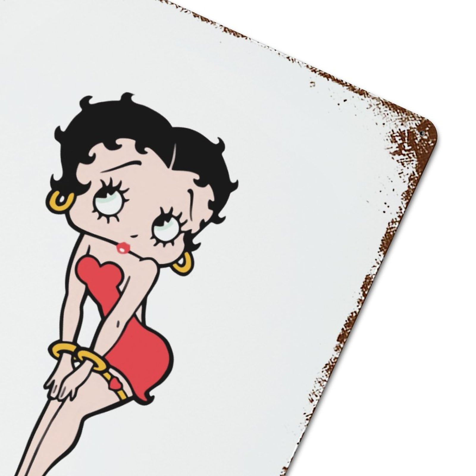 Amazon.co.jp: ベティちゃん ブリキ看板 アートポスター 壁の装飾