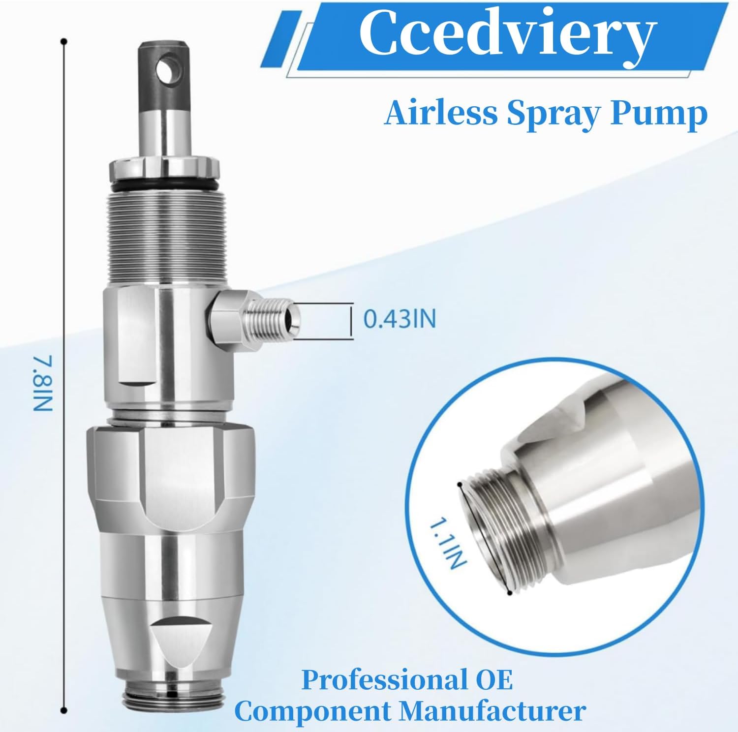 246428 Paint Sprayer Pump Replacement, Airless Spray Gun Pump Compatible with Graco Ultra Max II 390 395 490 495 595 & LineLazer 3400, Includes Repair Kit Accessories