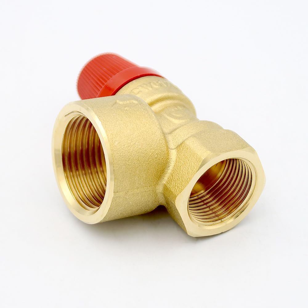 Caleffi Membran Sicherheitsventil 3/4 x 1 Zoll Ansprechdruck 3 bar Überdruckventil Druckventil Heizungsventil Druckbegrenzungsventil Membranventil