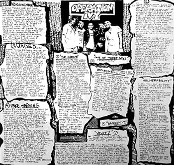 Operation Ivy/EnergyレコードLP1989年RANCID Amazon.co.jp: Operation Ivy: Energy Vinyl LP: ミュージック