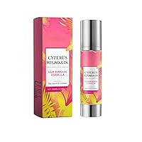Vista 1 de Cyprus Rotundus Aceite para depilación – 3.4 fl oz de aceite de ciprés rotundus natural, reduce el crecimiento del vello corporal, adecuado