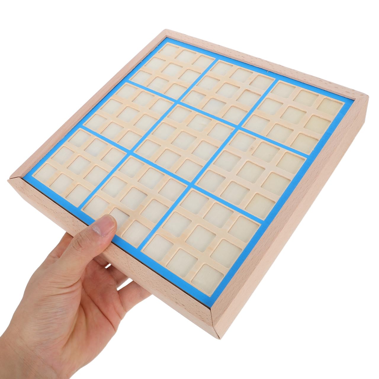 Toyvian Jeu De Société Sudoku en Bois 22.50 Cm Puzzle Educatif pour Enfants Formation Raisonnement Logique Et Créativité Développement Intellectuel