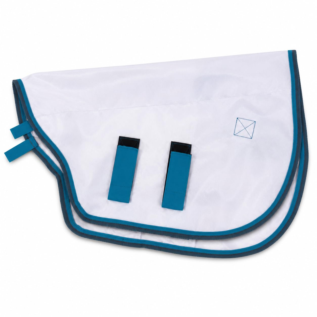 Leberna Shetty - Manta antimoscas con cuello y braga para el vientre, transpirable, con protección para el pecho, para pony, manta para eccemas para potros