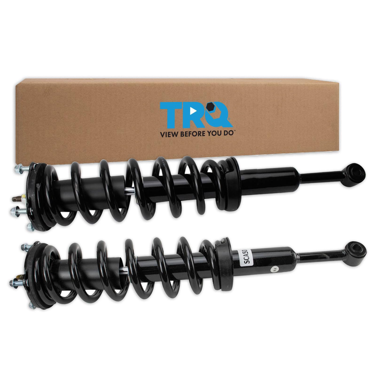 TRQ Front Shock &amp; Spring Assembly Set Compatible with 2008-2022 Toyota Sequoia