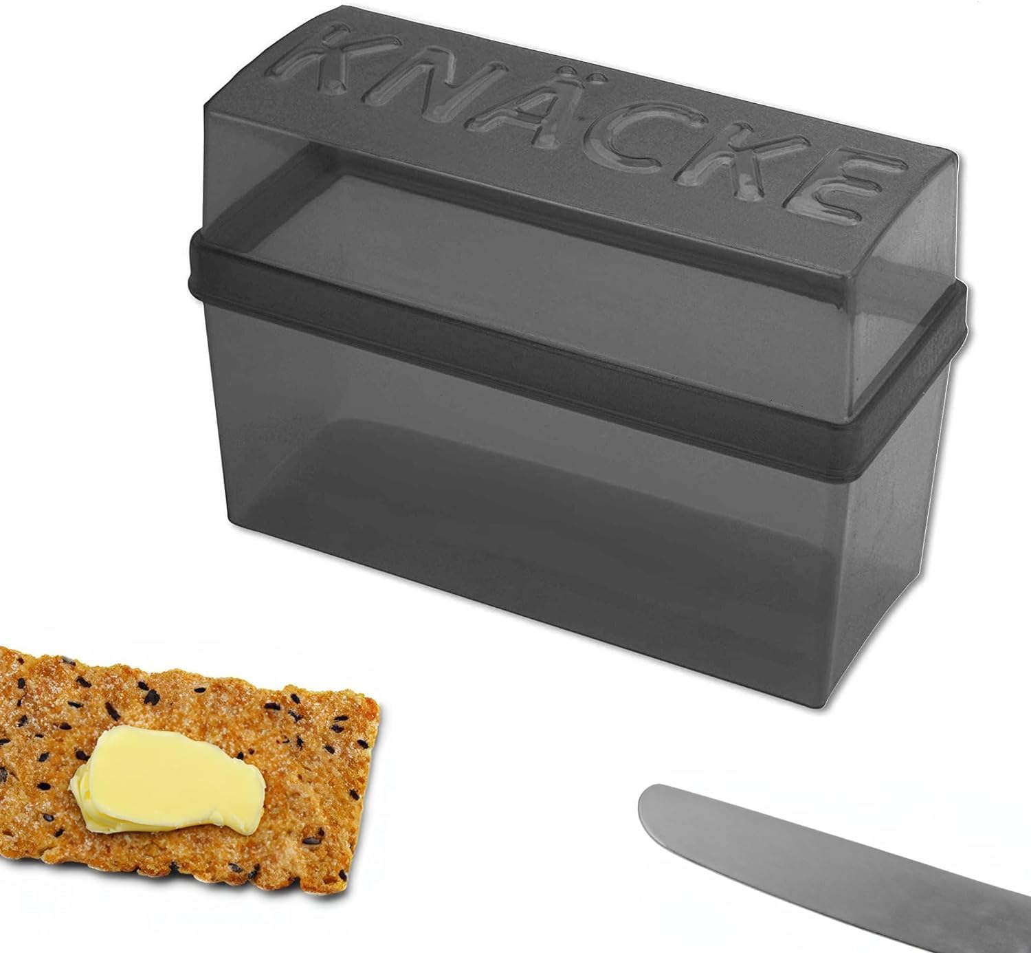 Contenitore Pane Ermetico Trasparente - Mantiene Il Pane Fresco Più A Lungo | Design Moderno Con Cassetto - Foto 7