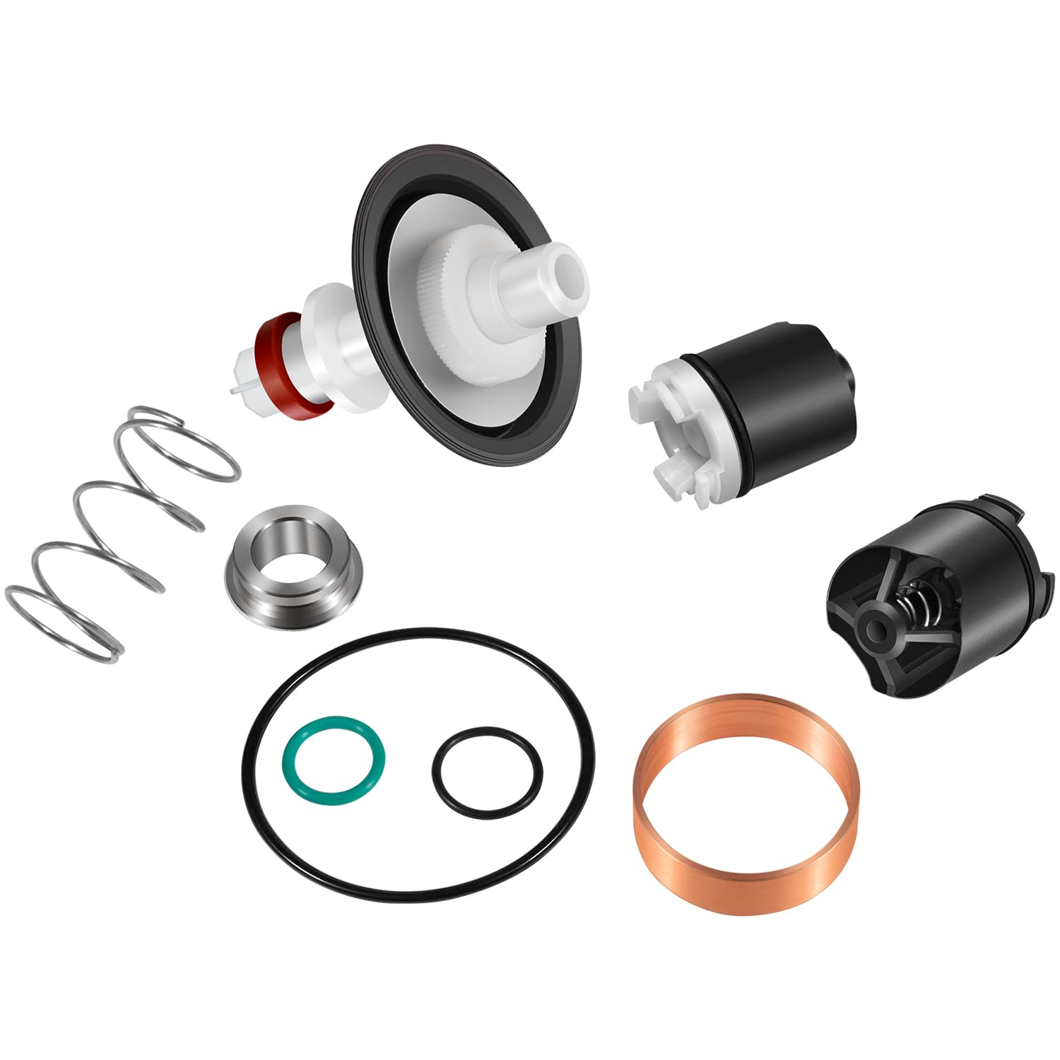 Photo 1 of 0887298 Total Repair Kit Replacement for watts LF009/009 series Reduced Pressure Zone,(Fit 1/4-1/2 Inch Models)