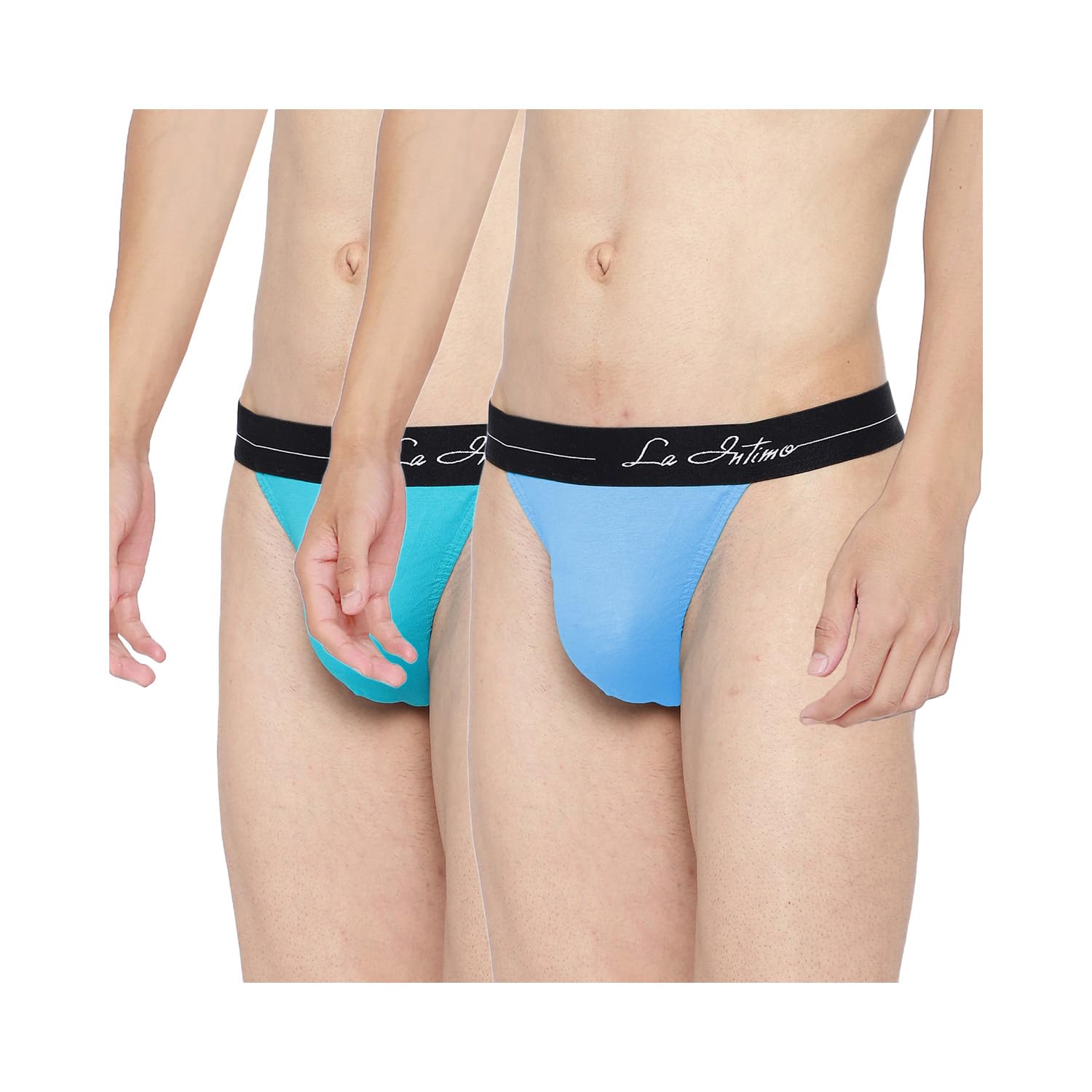 la intimo Cotton Prime Thongs for Men Innerwear | Antimicrobial Underwear for Men (Pack of 2)-picture-34