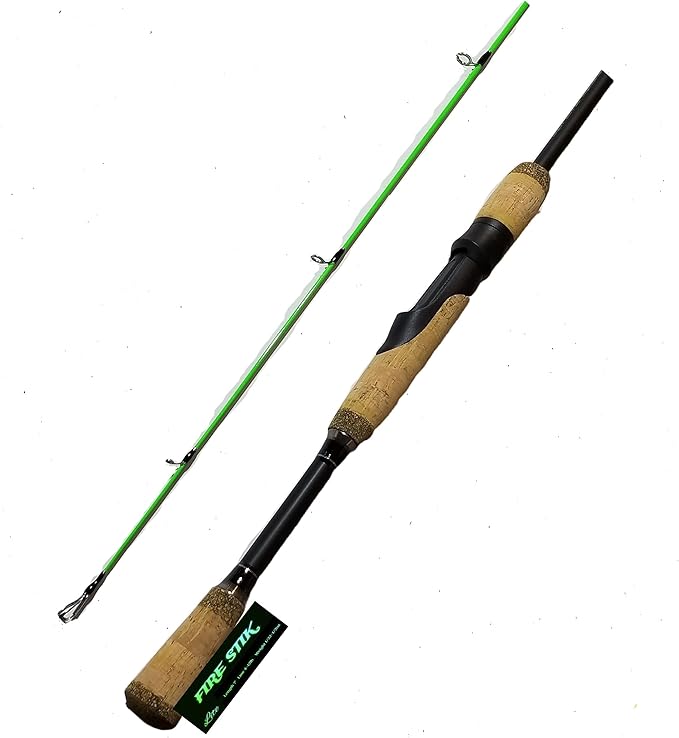 Fire Stik Lite 7' Foot Light Action Spinning Rod, Spinning Rods
