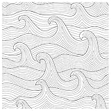 HAOKHOME Coastal Peel and Stick Wallpaper Modern Wave Wall Paper Removable for Bathroom Black/White Contact Paper 17.3in x 9.8ft