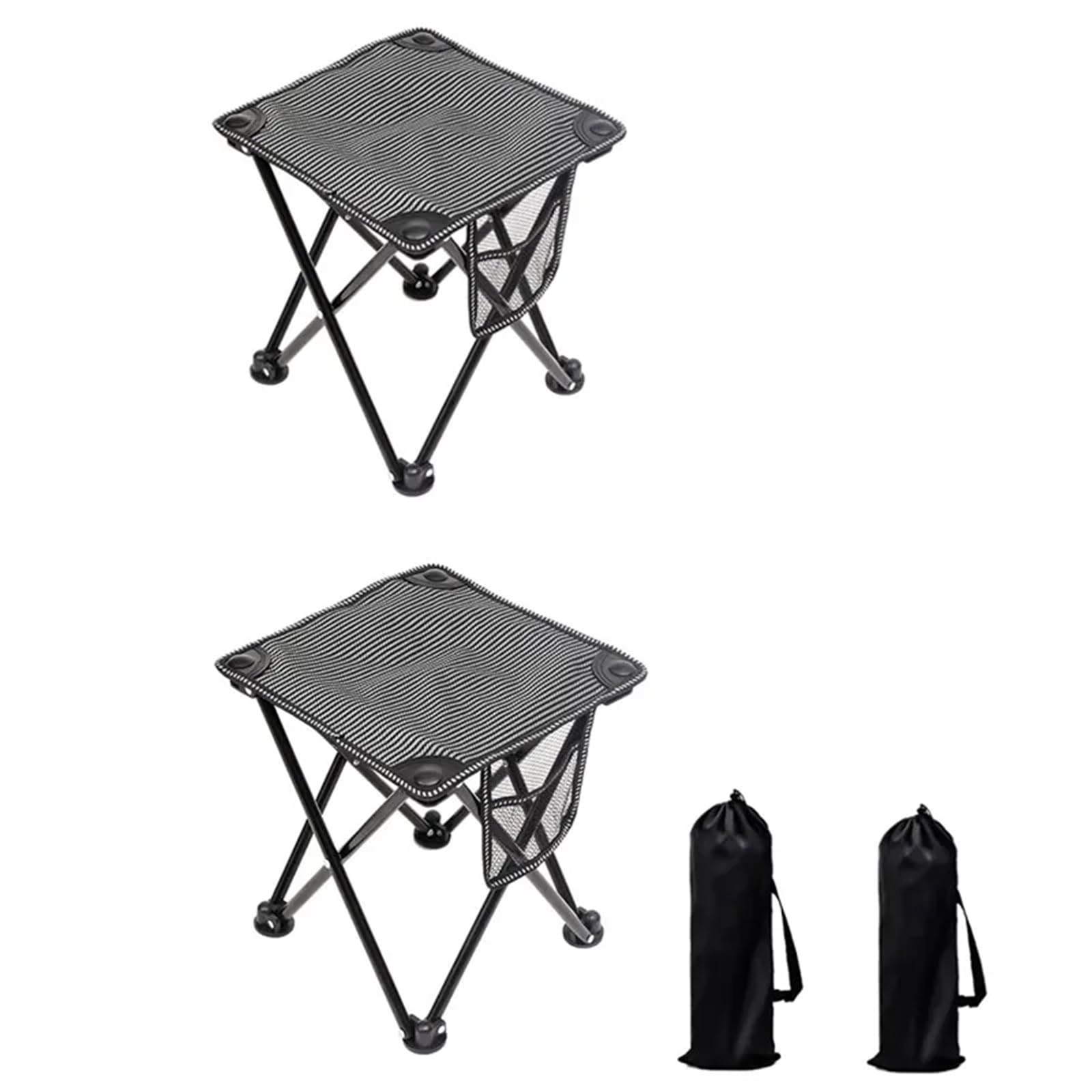 Petite chaise de pique-nique pliable type B, tabouret de camping portable