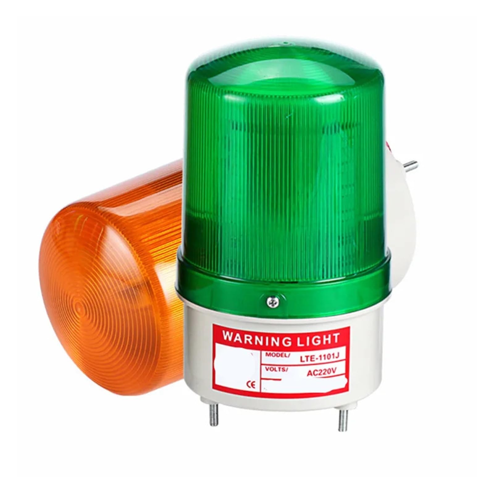 Przemysłowe światła ostrzegawcze DC 12 V 24 V 48 V LED-1101J czerwone, żółte, zielone, niebieskie, lampa ostrzegawcza, syrena, dźwięk i obracające się ostrzeżenie przemysłowe z brzęczykiem (48