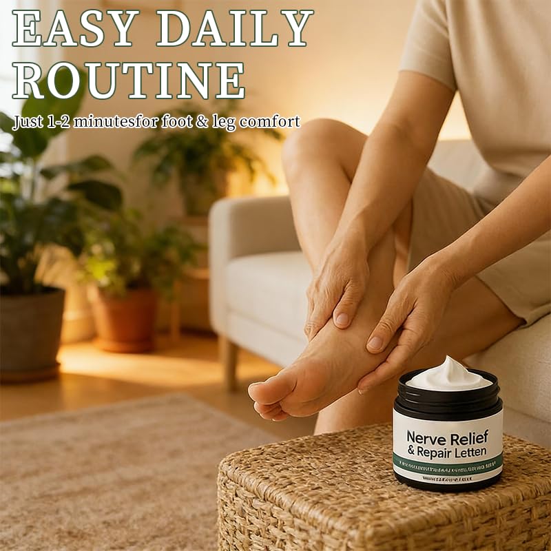 Miniatura 4 de Alcura Nerve Cream - Loción neuropatía cómoda con árnica y magnesio, crema hidratante calmante para rodilla, espalda, cuello, manos y pies, crema