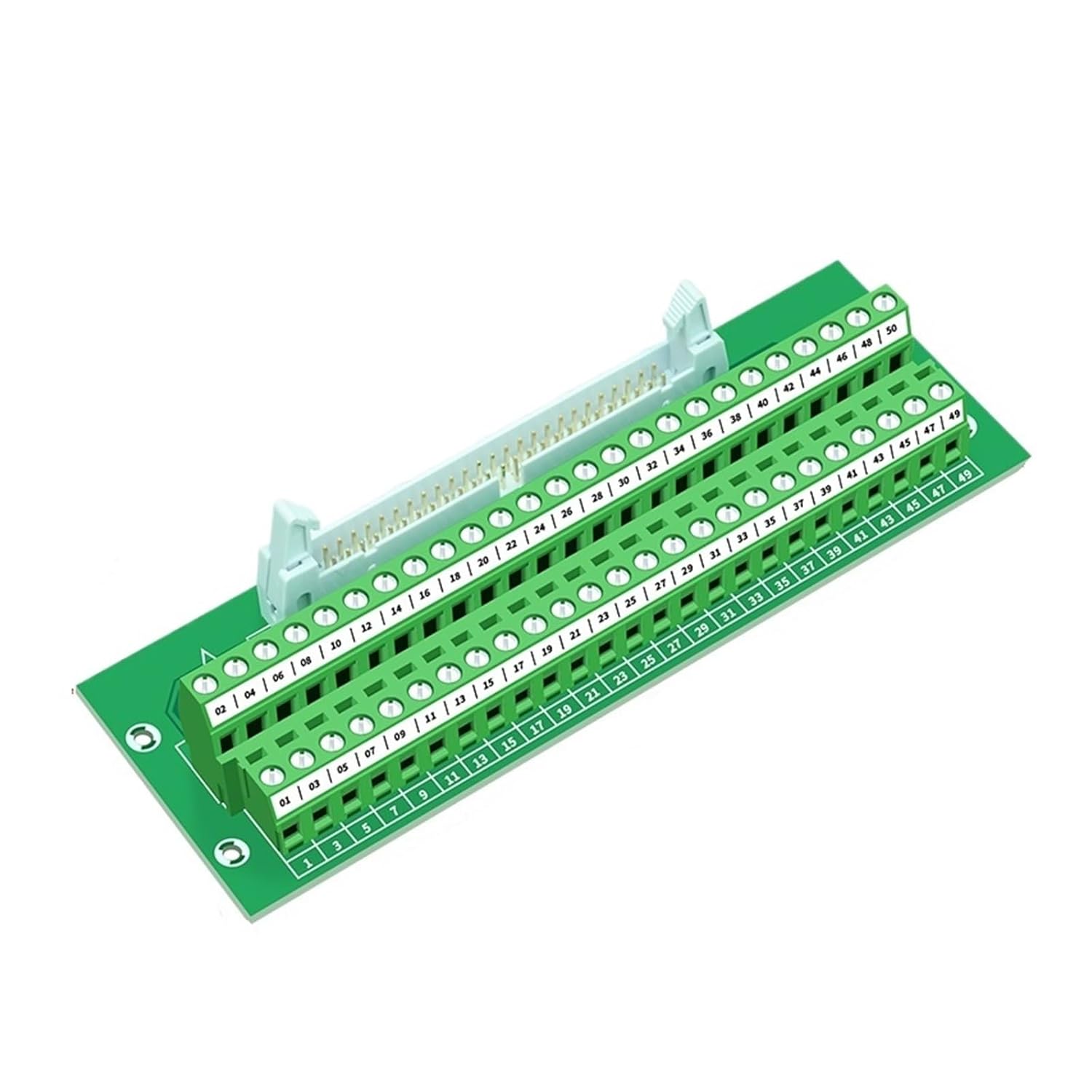 IDC50 IDC Cable, IDC50 Terminal Block, IDC-50 Connector, DIN Rail Mount Adapter(Without Bracket)