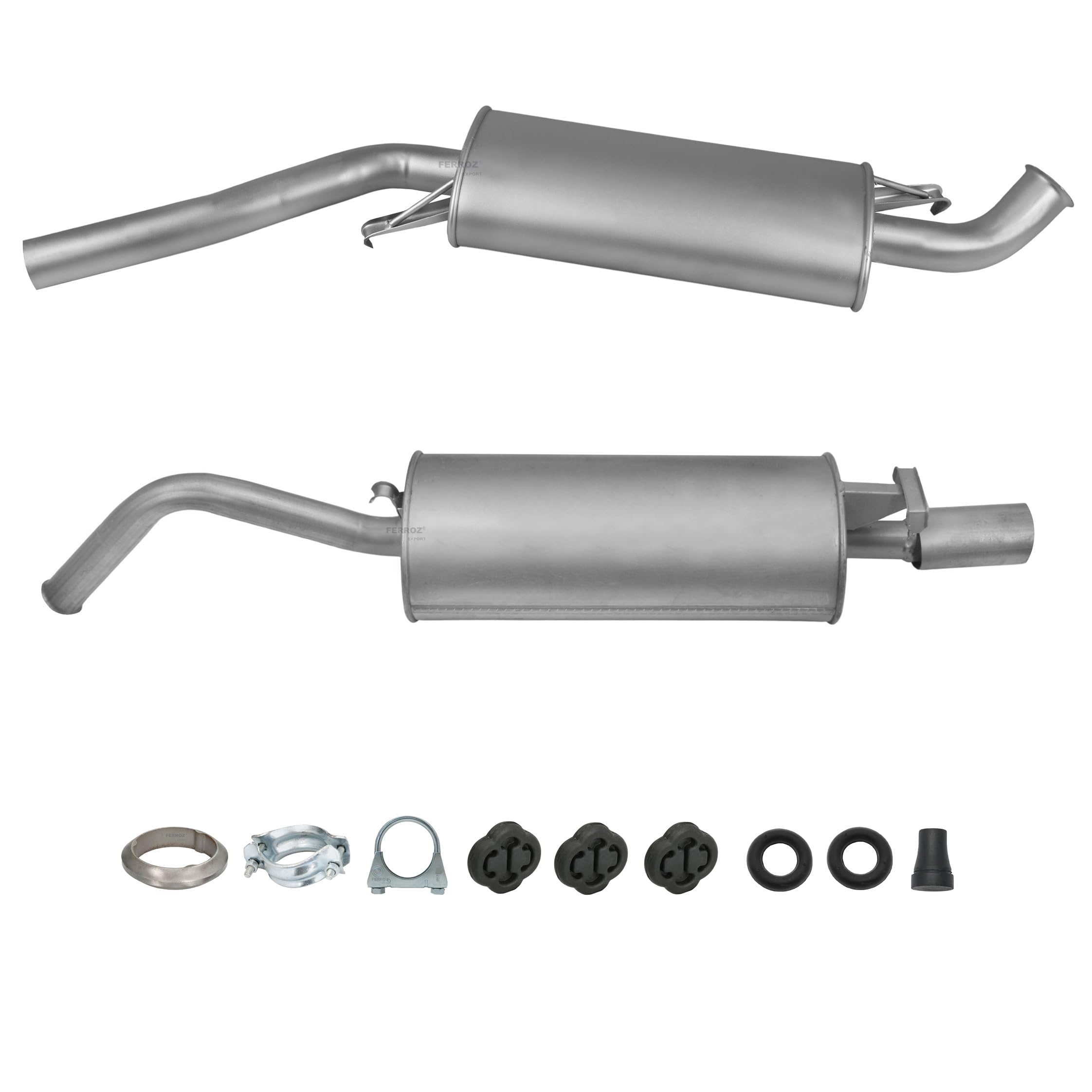 Ferroz Export Ersatz für Auspuffanlage Auspuff Audi A6 100 2.0 16V & 2.3 98KW 103KW 1990-1997 +Anbaukit