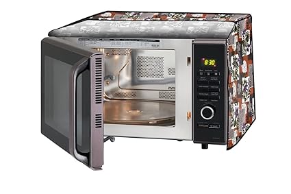 Stylista PVC Microwave Oven Cover for IFB 25 L Convection 25BC4, Patchwork Pattern Multicolor