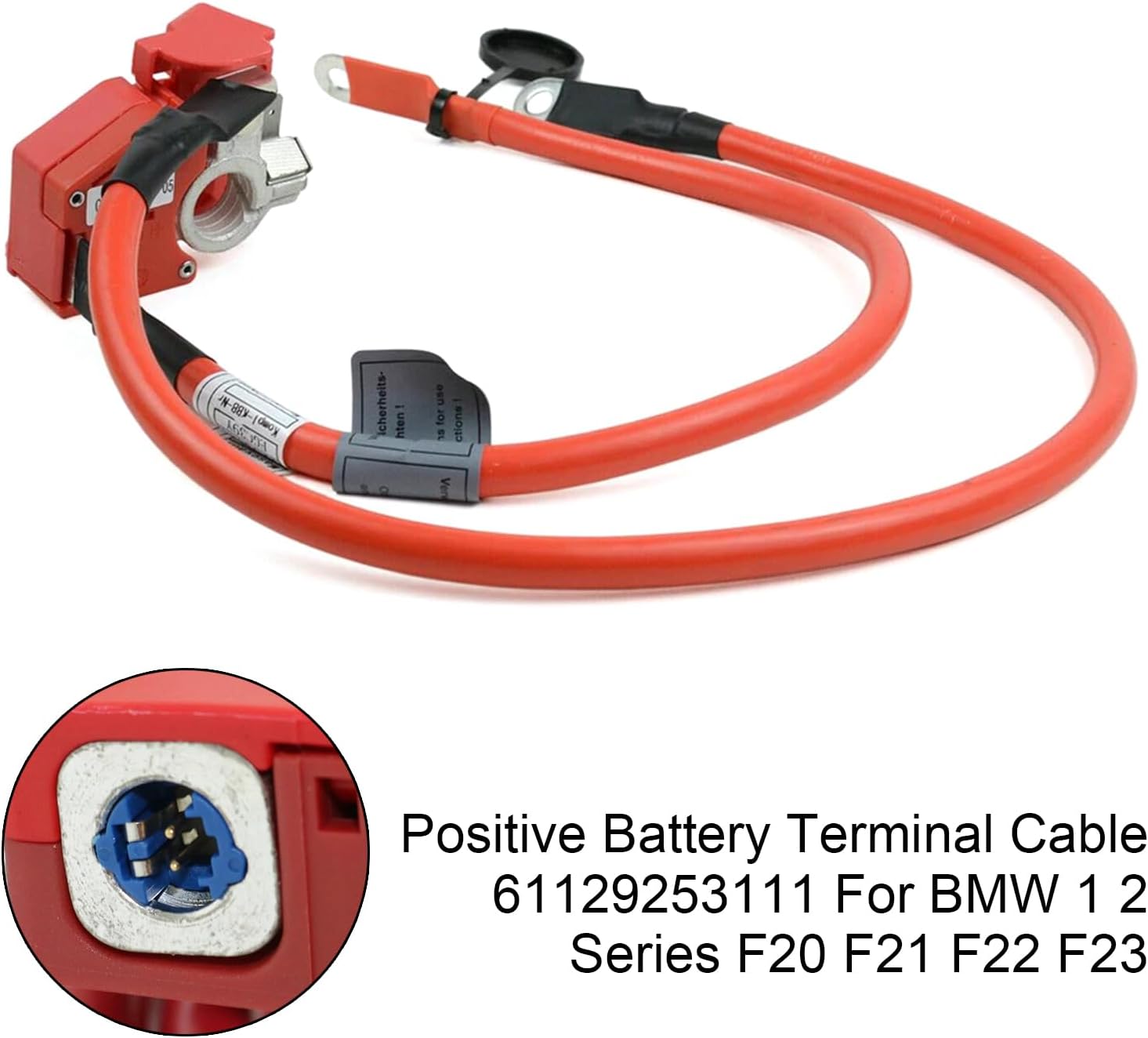 Areyourshop Positive Battery Terminal Cable 61129253111 for BMW 1 Series F20 2010-2019, 1 Series F21 2011-2019, 2 Series F23 2014-2019, 2 Series F22 2012-2019, 2 Series F22, F87 2012-19