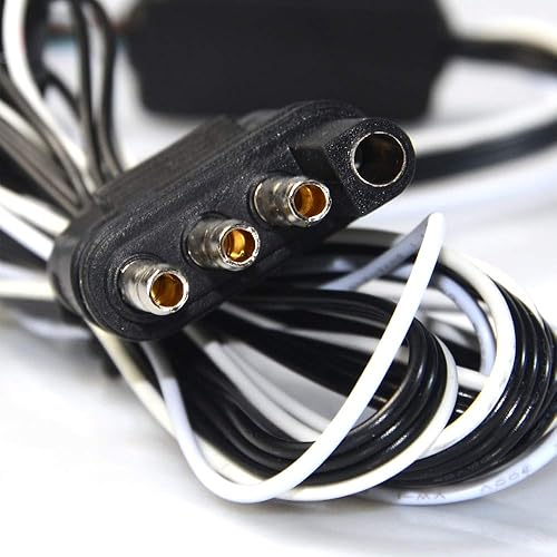 Miniatura 6 de Ricoy Tira de barra de luz LED de triple fila de 40 pulgadas con señal de giro secuencial ámbar, LED superbrillante, señal de giro de parada inversa