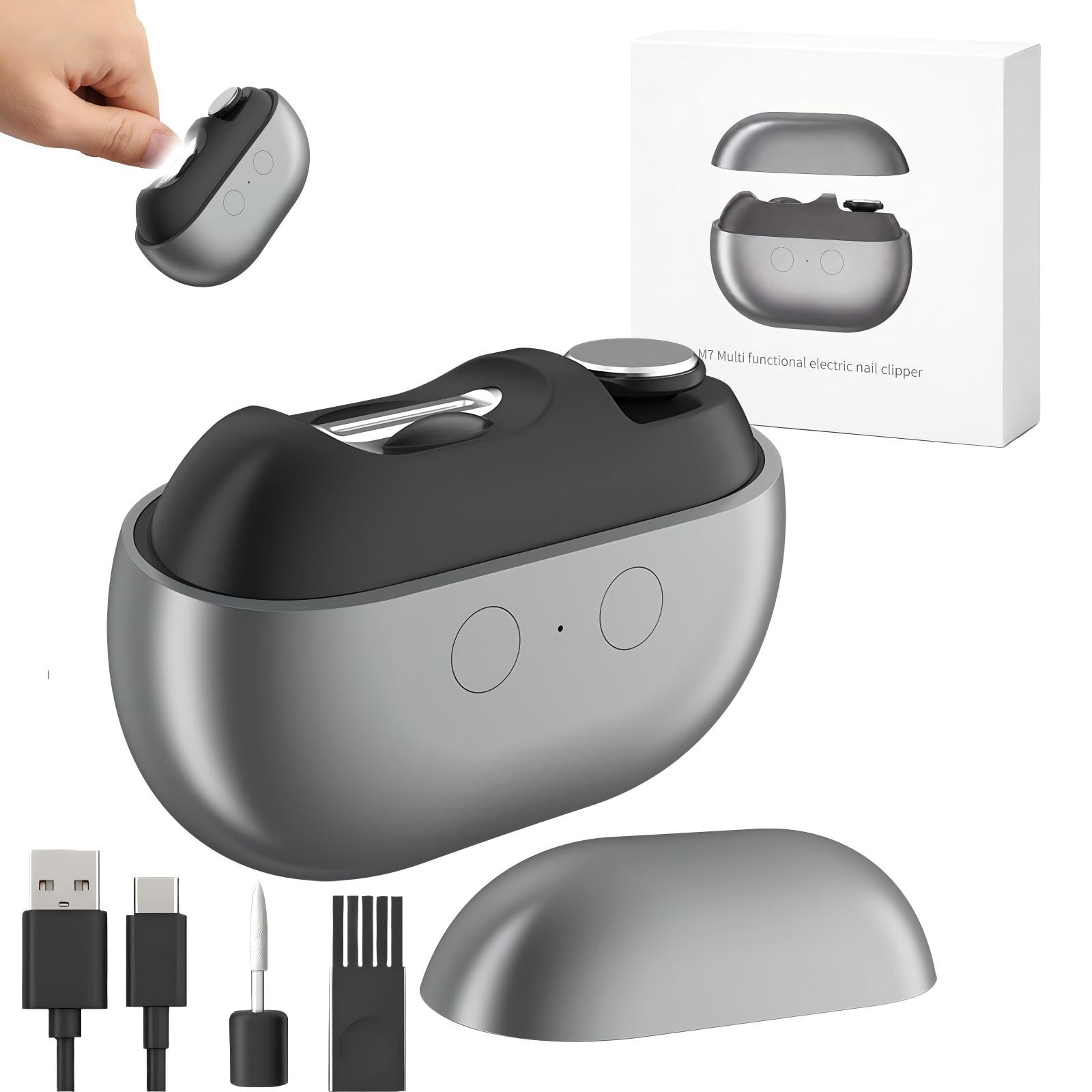 Whriou 3-in-1 Electric Nail Clipper