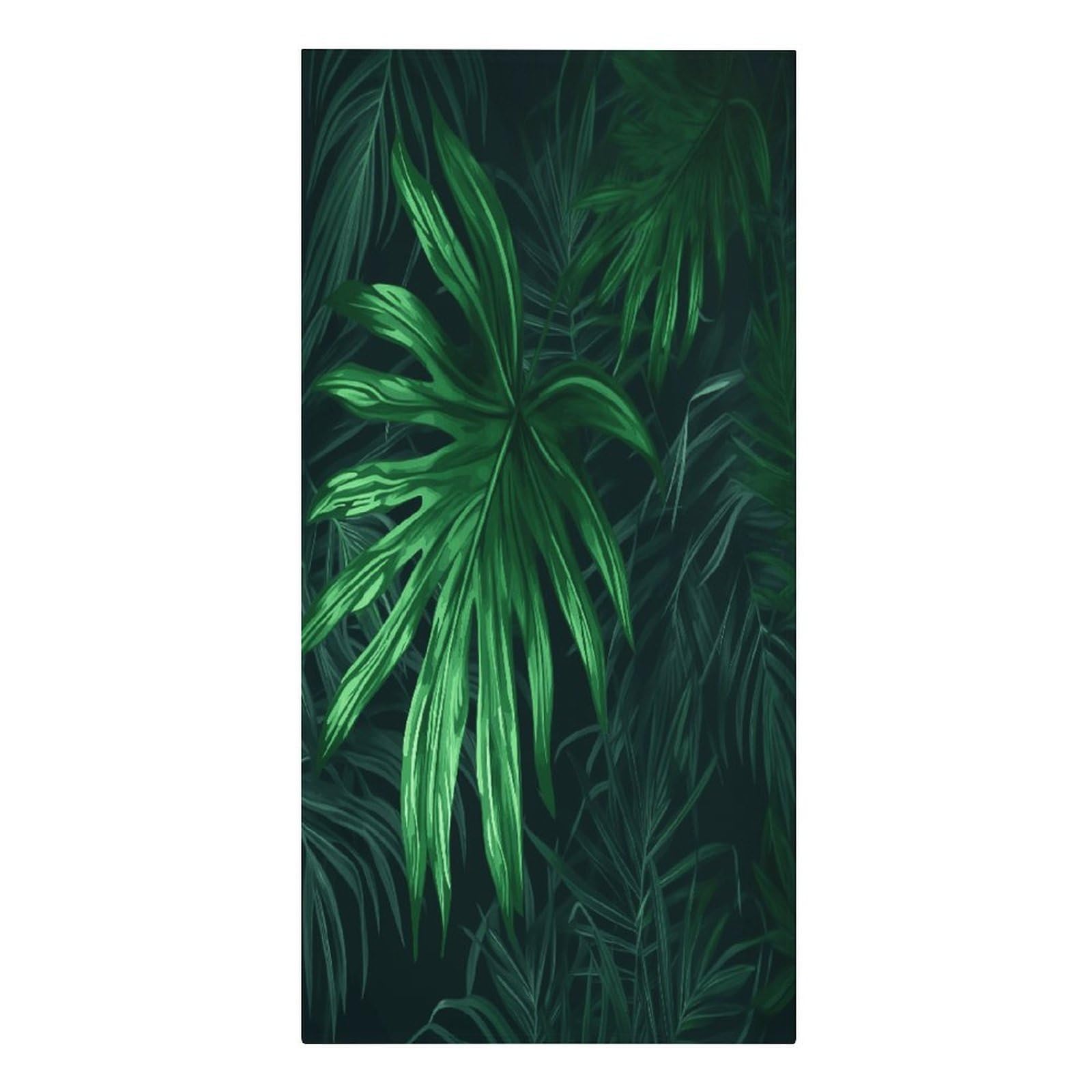 VstaDank Green Tropical Jungle Plant Beach Towel Microfiber Oversized Beach Blanket Super Absorbent Soft Pool Bath Towel Sand Free Quick Dry Travel Towels Gifts for Yoga Sports Adults 30" X 61"