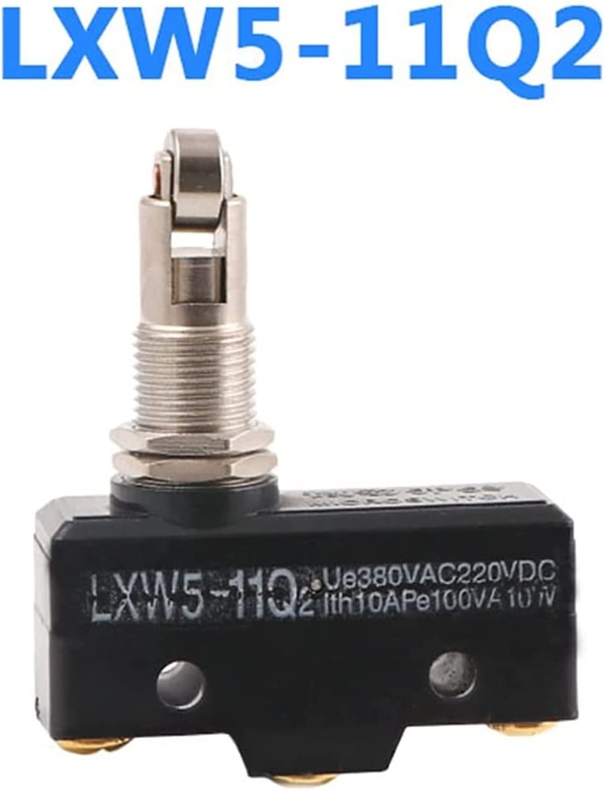 Micro Switches 1 0pcs LXW5 11N1 11N2 11G1 11G2 11G3 11Q1 11Q2 11D1 11M Interruptor de límite botón brujas viaje 3 interruptor micro terminal tornillo(10pcs 11q2,Silver contacts)