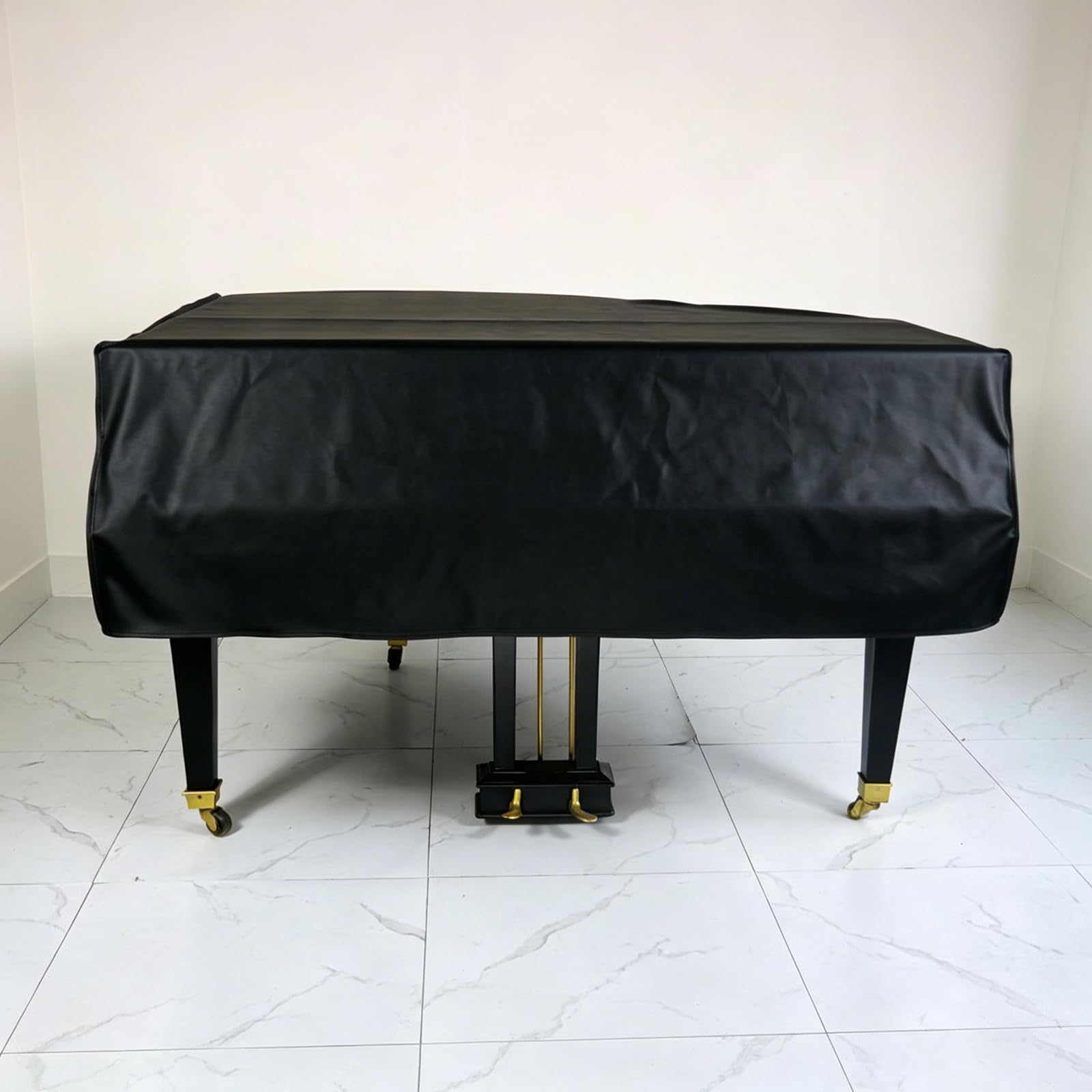 Pianoforte A Coda Cover,Cover per Pianoforte,Coperchio Antipolvere per Pianoforte,Antipolvere Impermeabile,Dall'Umidità,Protezione da Luce Solare,in Pelle,per Pianoforte A Coda