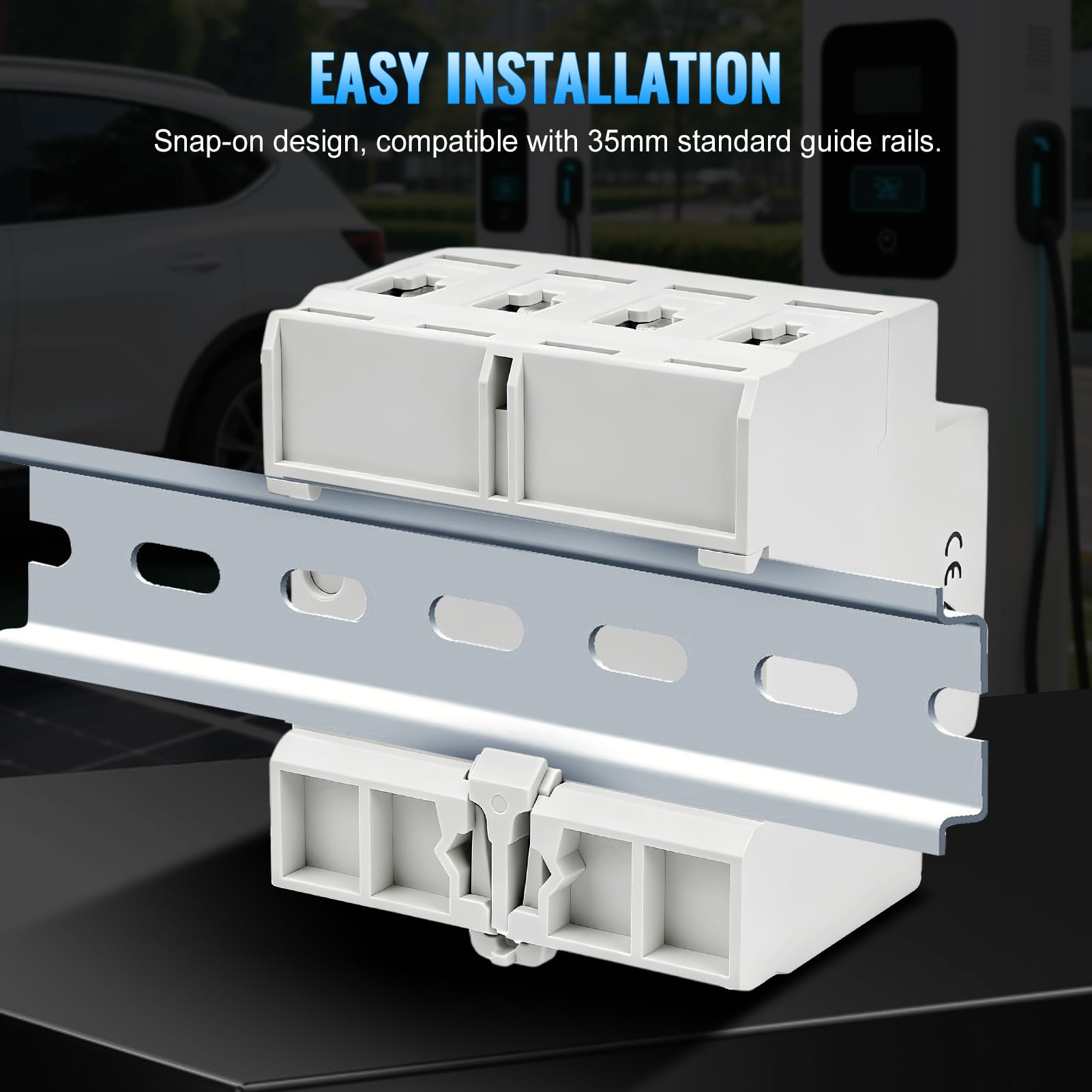 Interruttore magnetotermico differenziale 40A 30mA tipo B salvavita 4P 10kA RCCB AC415V interruttore differenziale per Sistemi fotovoltaici,stazioni di ricarica e apparecchiature industriali ETL1-63B