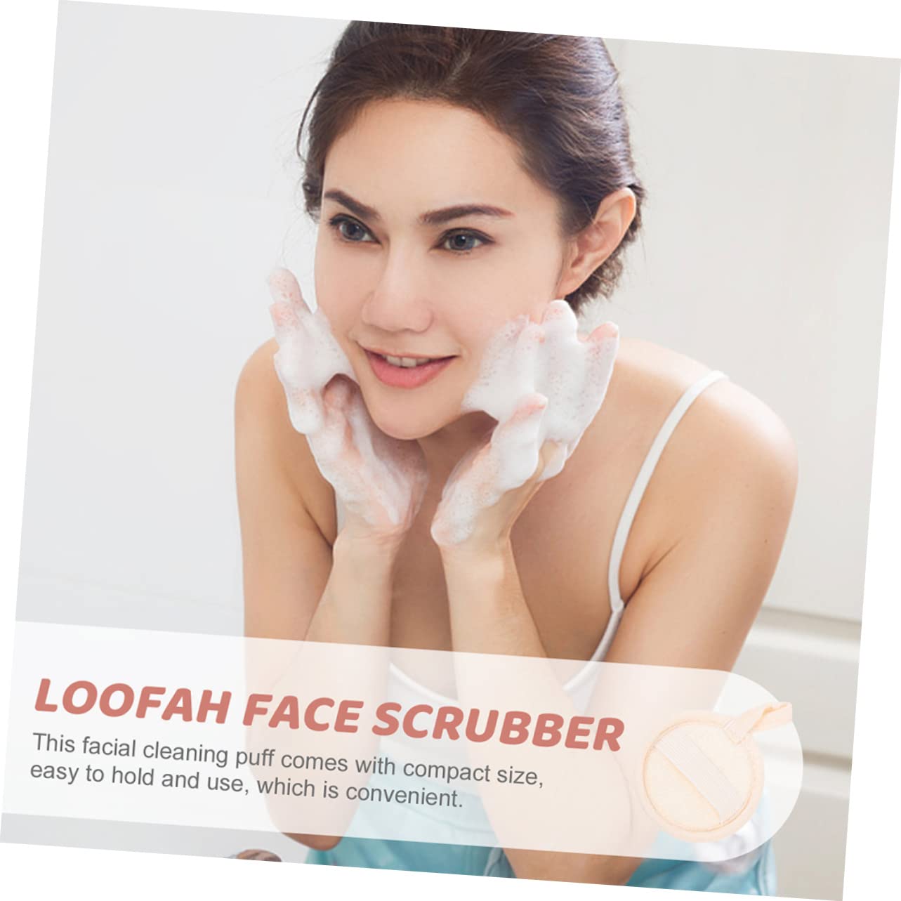 minkissy 40pezzi Spugne Esfolianti Luffa Naturale Per Viso Tappetini Esfolianti Morbidi e Riutilizzabili Per Della Perfetti Per Bagno e Spa
